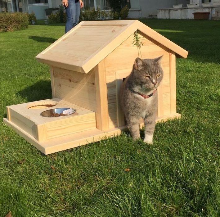 Котячі будки можна замовити у нас