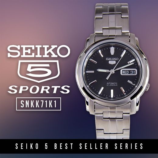 *NOVO* Seiko 5 automático SNKK71K1 (37 mm )