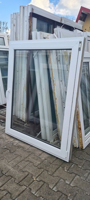 OKNA KacprzaK OKNO PCV 112X138 Używane Plastikowe Białe Lider Okna OLX