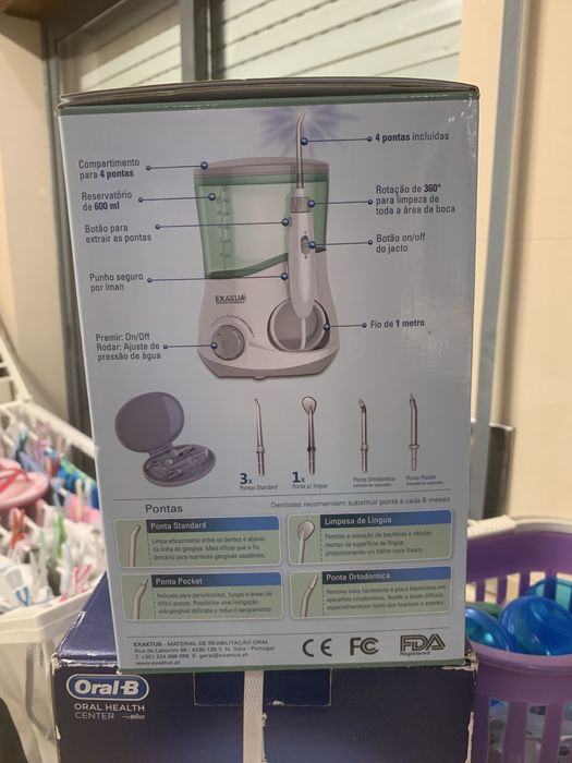 exakua irrigador water flosser