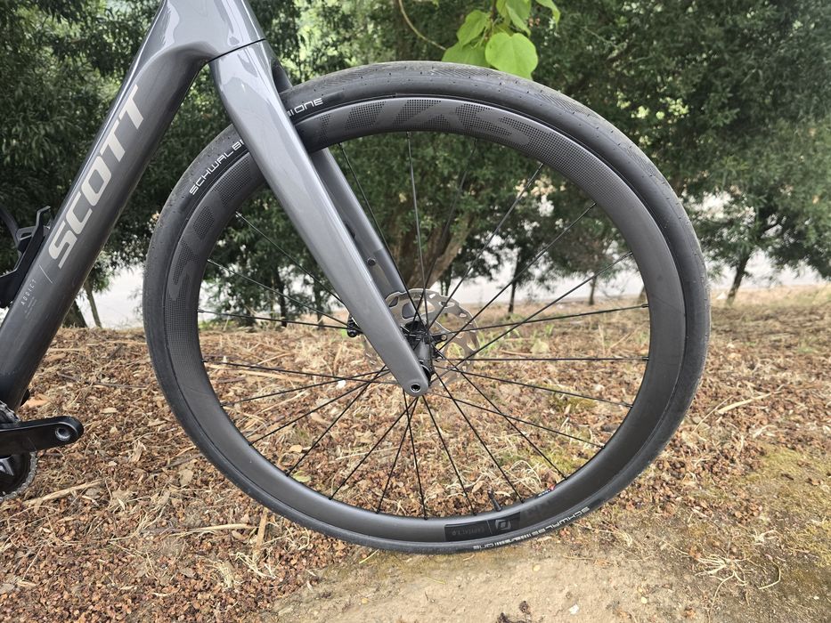 Rodas de disco de carbono perfil 35