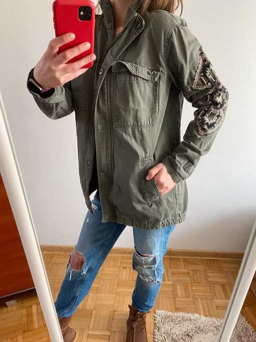 Kurtka khaki katana aztec