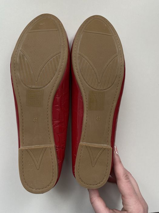 Красные балетки Girnaive