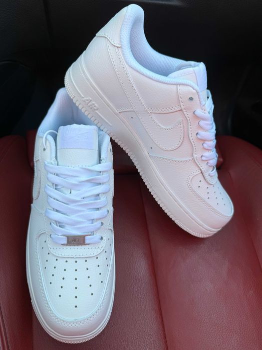 (БЕЗ ПЕРЕДОПЛАТИ) Nike Air Force x Nocta White найк аїр форс нокта білі шкіряні