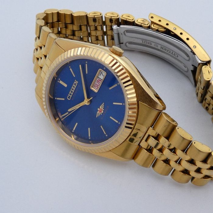 zegarek vintage retro citizen gold eagle 7 automatic