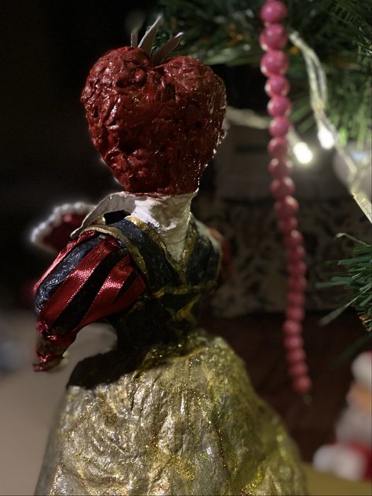 Новорічна іграшка із вати (ручна робота)