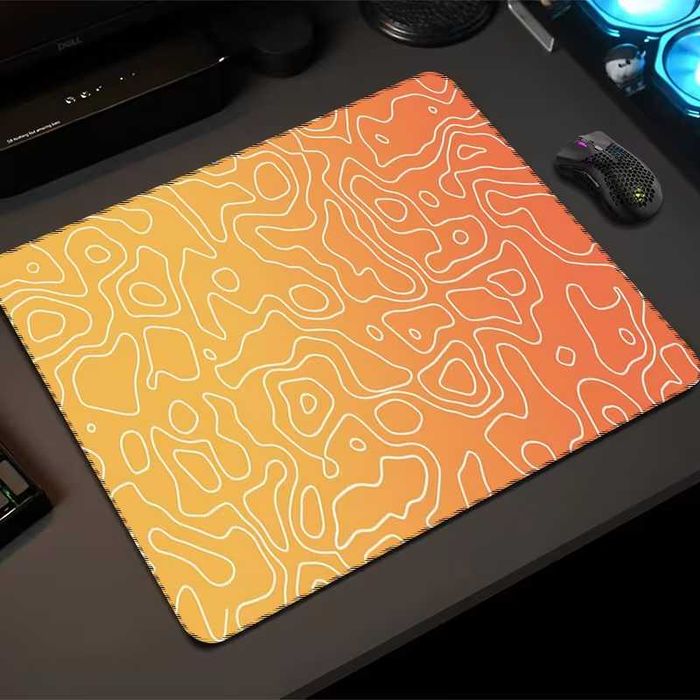 ‼️NEW‼️Игровой коврик для мышки Orange Contour XXL (450x400x4мм)‼️