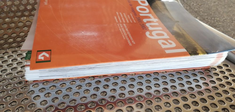 Livro guia de viagens com mapas de 2001