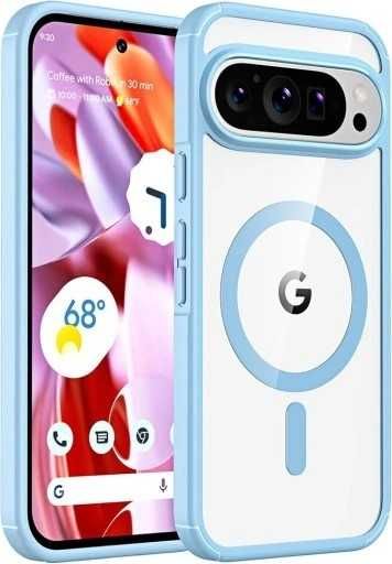 Plecki Tauri do Google Pixel 9 Pro XL bezbarwny-BLEKITNY