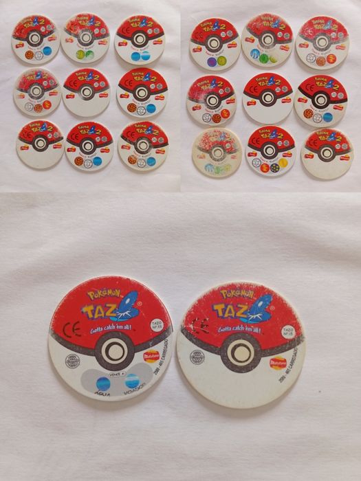 Tazos Pokémon originais Matutano