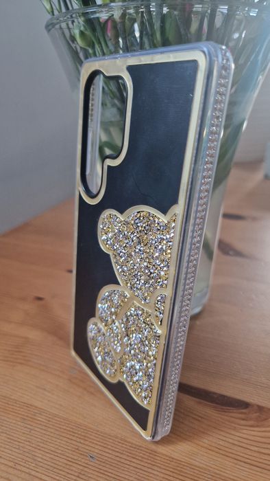 Teddy Bear Case do Samsung Galaxy S25 Ultra złoty