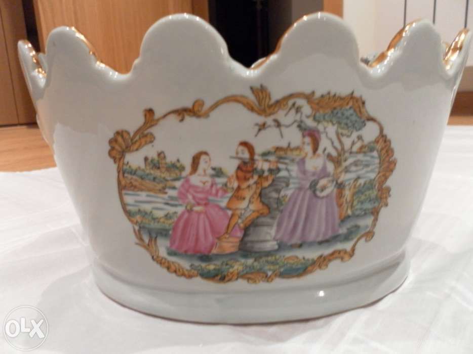 Taça de porcelana - pintado à mão