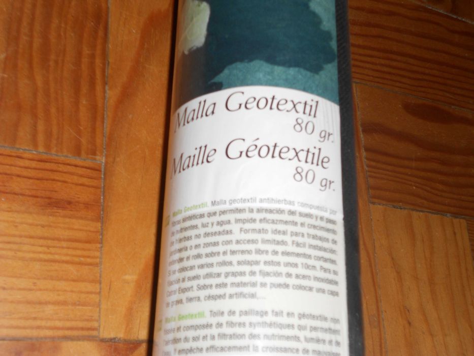 Rolo malha geotextil jardim horta Novo