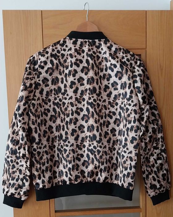 Blusão (bomber) animal print
