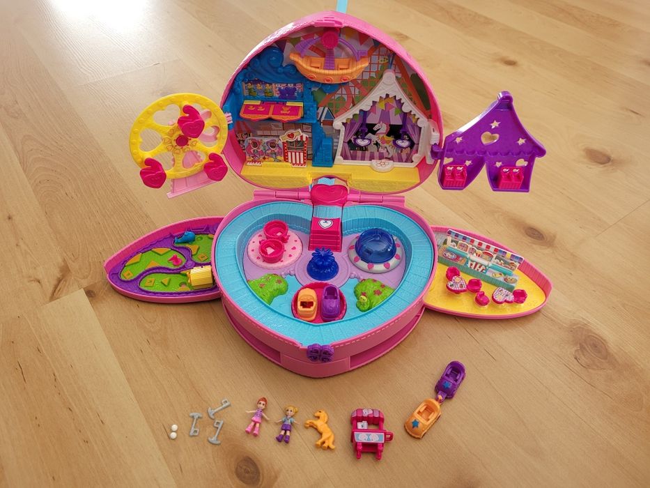 Plecak serce serduszko polly pocket park rozrywki