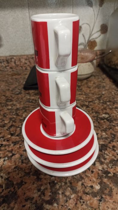 Chávenas de café coleção da CaféSenza