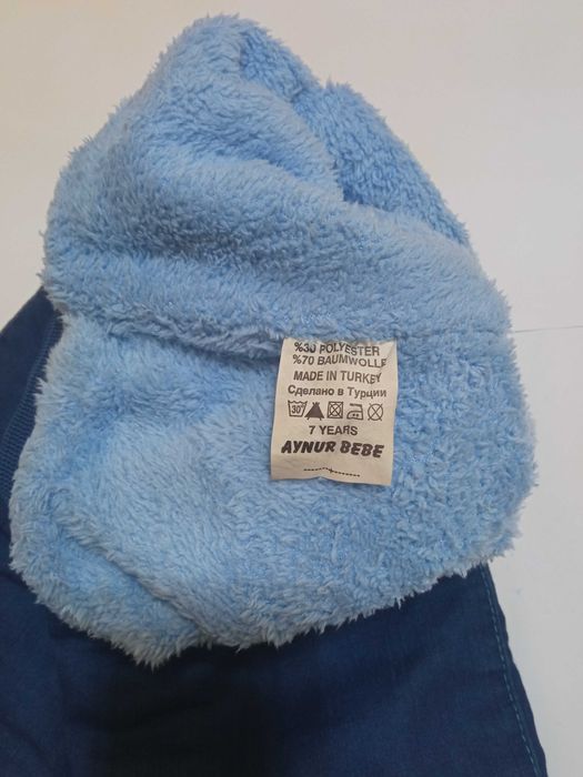 Зимові джинси на махрі брюки штани на хлопчика р. 110 - 116