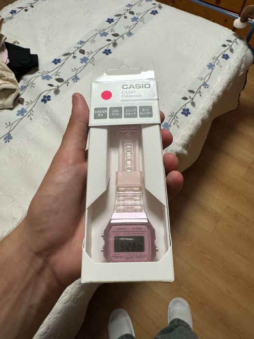 Relogio casio rosa