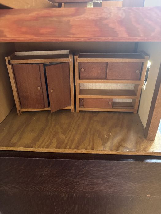 casinha  de bonecas madeira