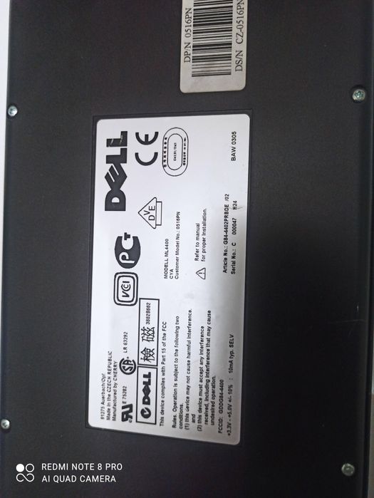 Клавіатура Dell ML4400 механічна мишка ролікова 
Оригінальна клава р