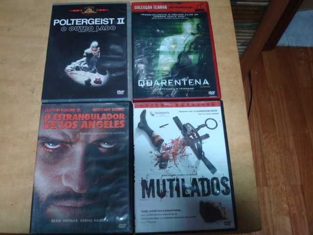 lote 12 dvds originais terror alguns rarissimos