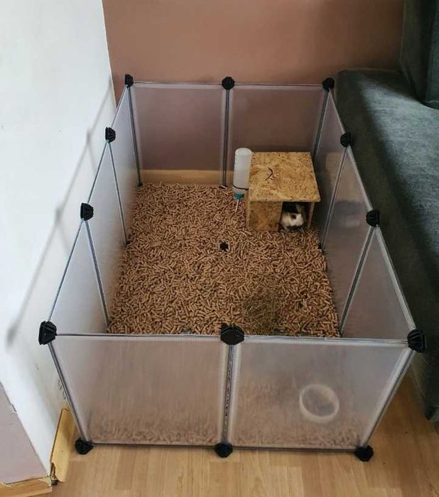 Kojec zagroda wybieg klatka dla królika chomika świnki jeża gryzoni