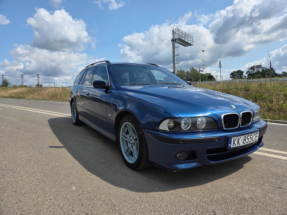 BMW Seria 5 E39 2.5 M57 525d kombi jasna skóra multimedia