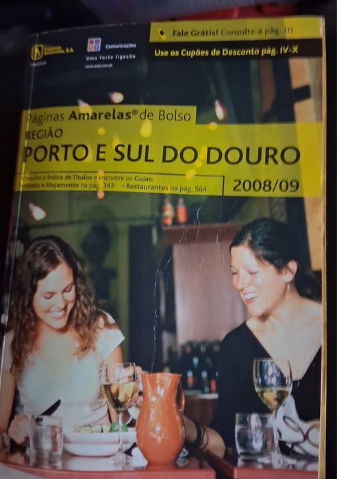 Listas  telefónicas Páginas Amarelas do Porto e Sul do Douro