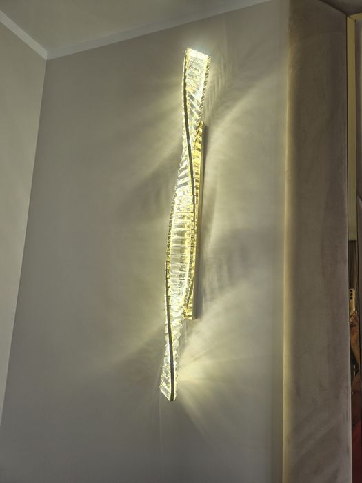 Kinkiet glamour 100cm długości