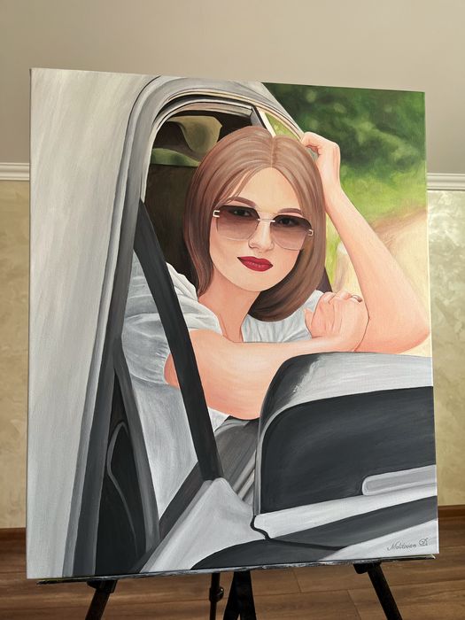 Картина / портрет по фото / ручна робота / подарунок / 8 березня