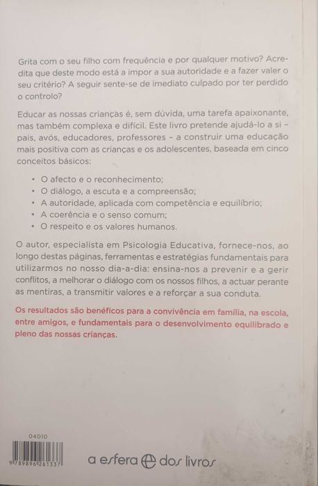 Livro Educar sem Gritar