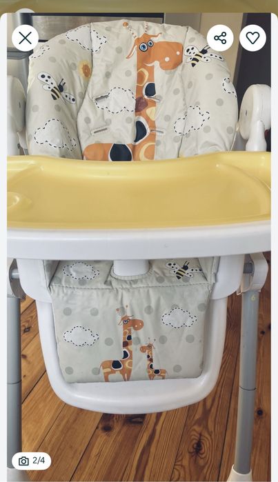 Krzeselko do karmienia Kinderkraft