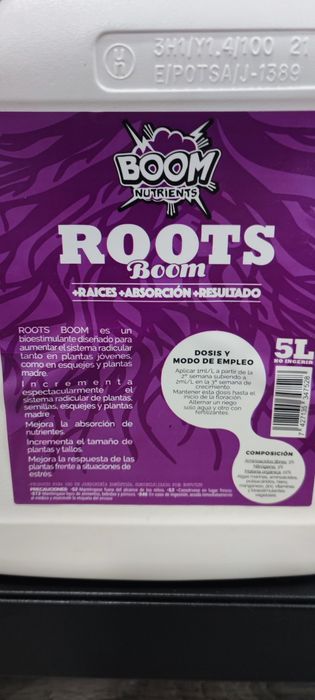 Fertilizante Boom Roots 5L Boom Nutrients