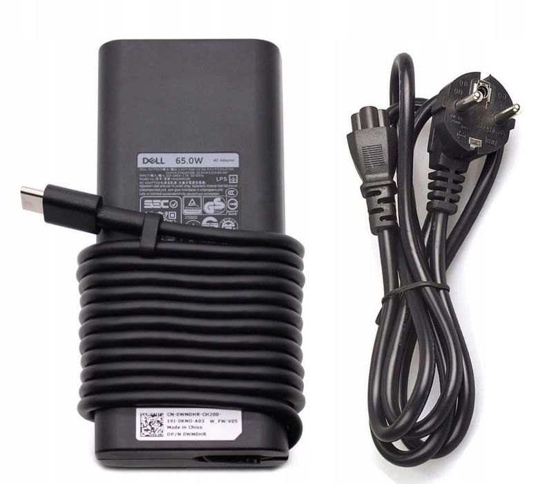 Zasilacz DELL 65W USB-C (LA65NM190) NOWY najtaniej WWA!