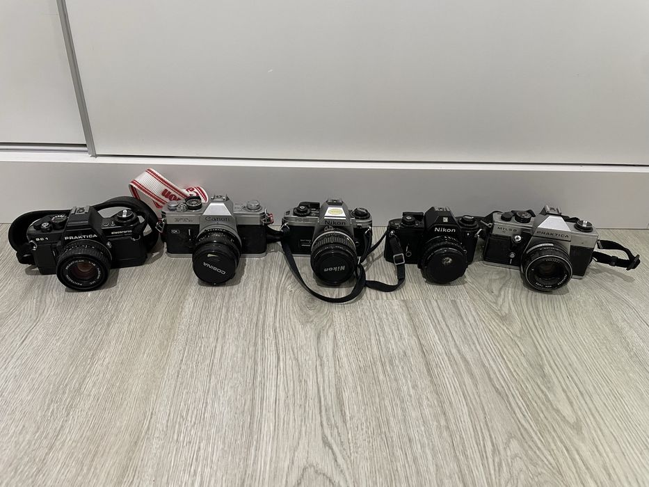 Coleção maquinas cameras analogicas reflex 35mm