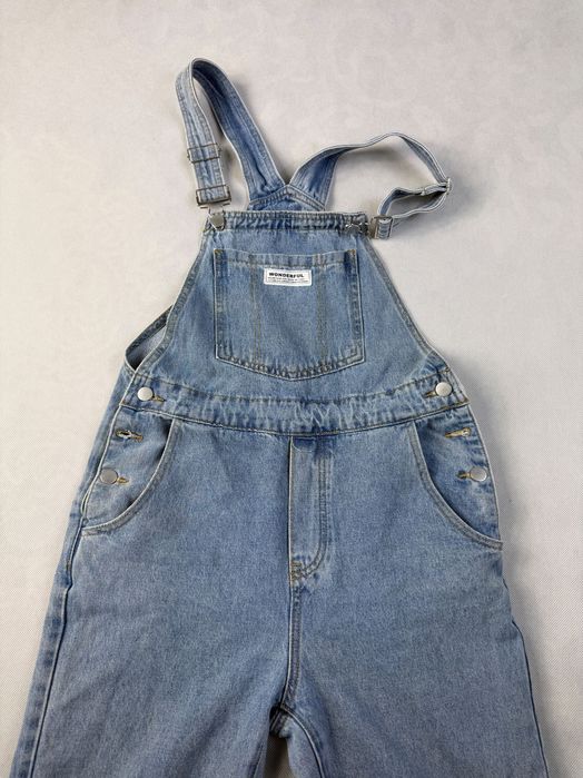 Jeansowe Ogrodniczki Wonderful Baby Blue Vintage