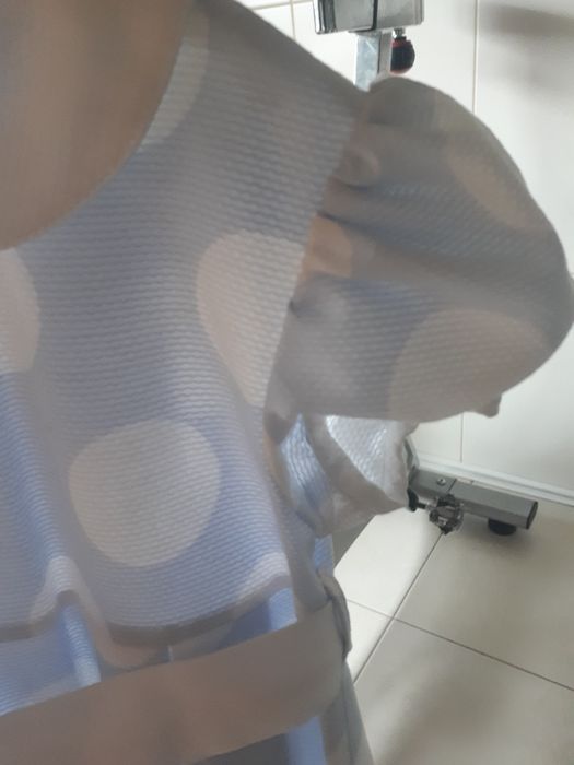Vestido com etiqueta da piratas e bailarinas 6 anos