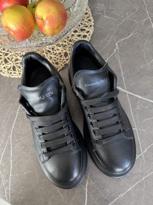 Кросівки Alexander McQueen black  Олександр Маккуїн