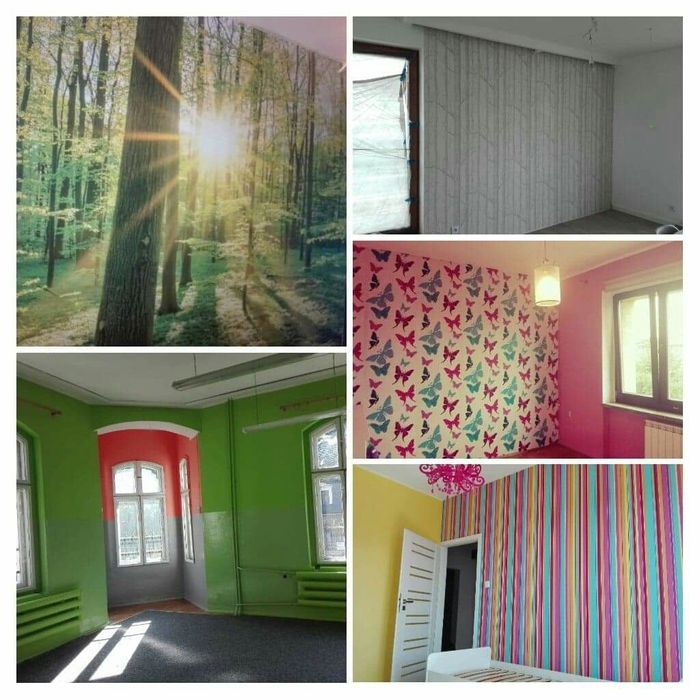 MALOWANIE mieszkań TAPETOWANIE Gładzie gipsowe Montaż paneli podłogowy