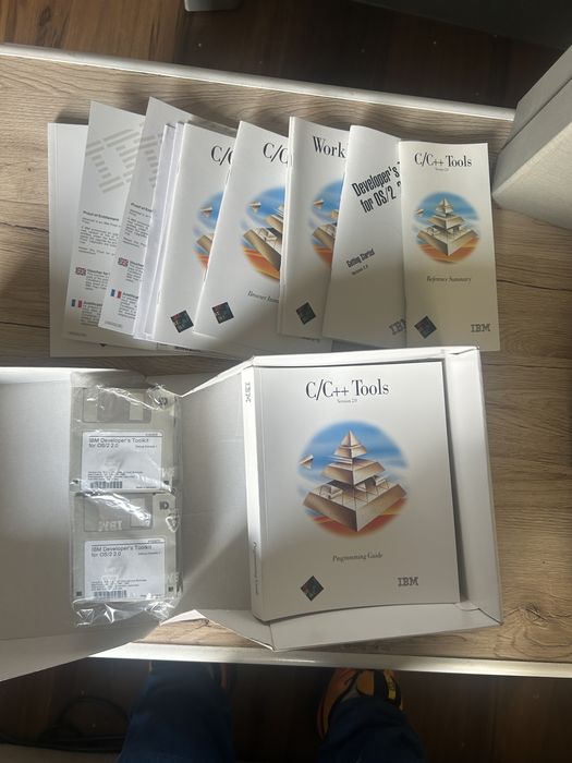 IBM OS2 Developer Toolkit C C komplet retro dyskietki dokumentacja