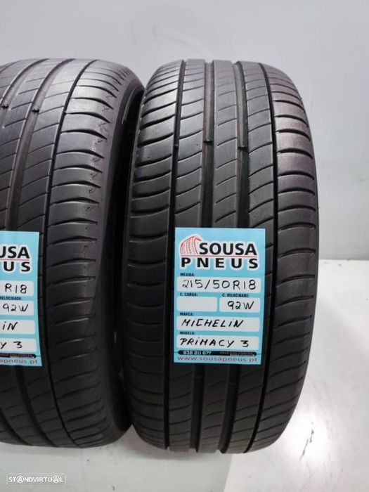 2 pneus 80% de piso 215-50r18 michelin oferta dos portes 120 EUROS