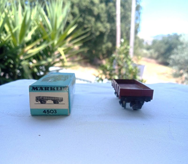 MARKLIN 4503, Vagão de baixo perfil em caixa original