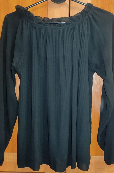 Plisowana warstwowa bluzka