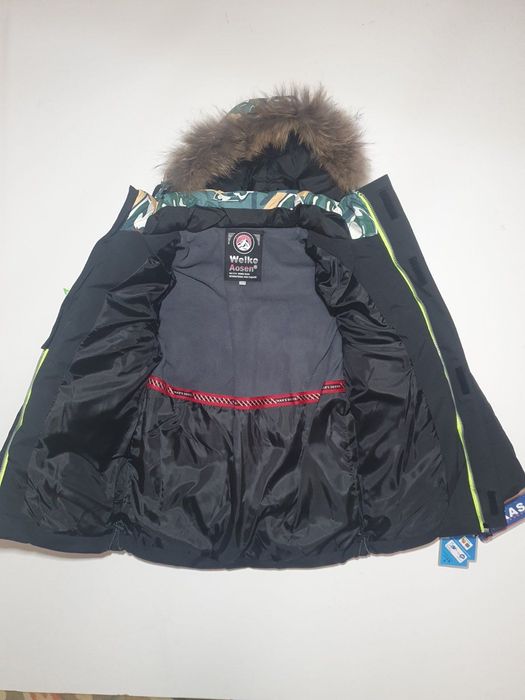 Зимова куртка дитяча для хлопчика 128-152 розмірів