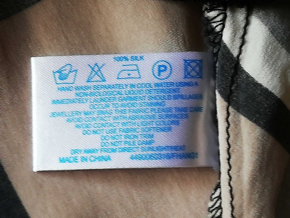 Top wiązany bluzka jedwabna damska XS / 34 jedwab naturalny 100%