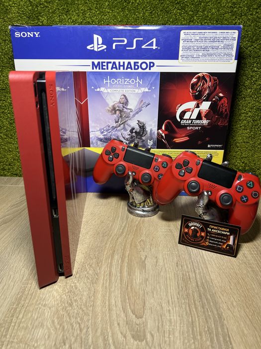 Магазин! PlayStation 4 Slim 1TB Limited Edition Spider-Man | Full Set + 2 DualShock | Гарантия