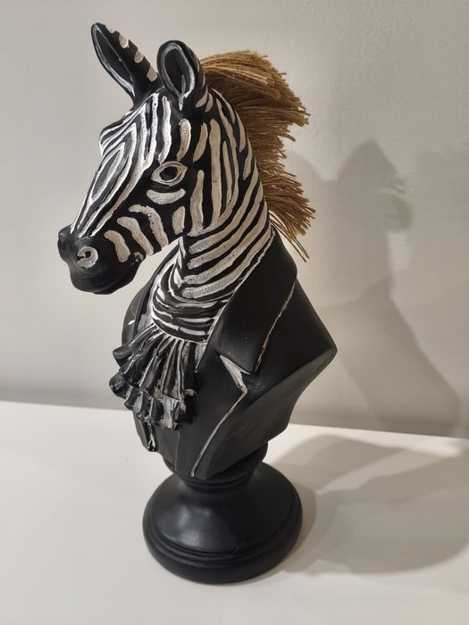 Decoração Premium / Luxo - Escultura Zebra, Excelente Qualidade