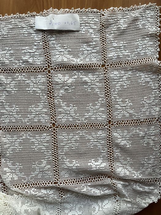 Toalha de renda linha fina