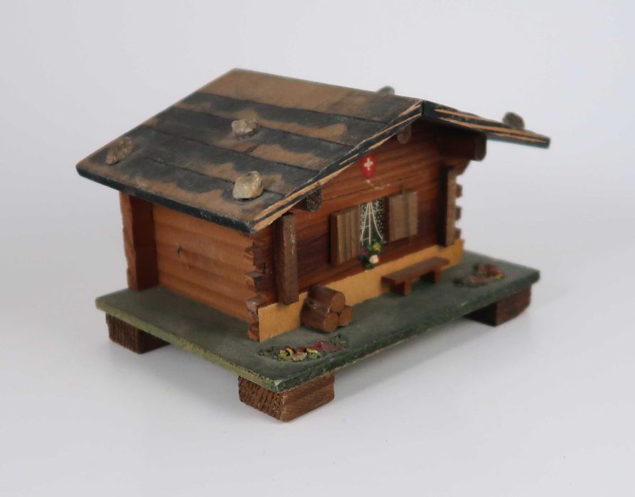 Caixa de música Swiss Chalet 1962