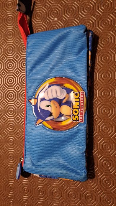 Estojo escolar Triplo- SONIC